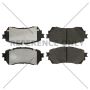 CENTRIC PARTS 102.17110 C-Tek Semi-Metallic Brake Pads with Shims