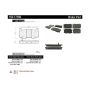 CENTRIC PARTS 102.17160 C-Tek Semi-Metallic Brake Pads with Shims