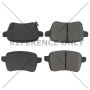 CENTRIC PARTS 102.17220 C-Tek Semi-Metallic Brake Pads with Shims