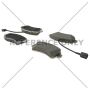 CENTRIC PARTS 102.17461 C-Tek Semi-Metallic Brake Pads with Shims