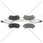 CENTRIC PARTS 102.17461 C-Tek Semi-Metallic Brake Pads with Shims