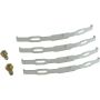 CENTRIC PARTS 102.17580 C-Tek Semi-Metallic Brake Pads with Shims