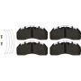 CENTRIC PARTS 102.17580 C-Tek Semi-Metallic Brake Pads with Shims