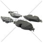 CENTRIC PARTS 102.17600 C-Tek Semi-Metallic Brake Pads with Shims