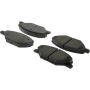 CENTRIC PARTS 102.17760 C-Tek Semi-Metallic Brake Pads with Shims