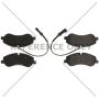 CENTRIC PARTS 102.17870 C-Tek Semi-Metallic Brake Pads with Shims