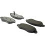 CENTRIC PARTS 102.17970 C-Tek Semi-Metallic Brake Pads with Shims