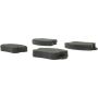 CENTRIC PARTS 102.90020 C-Tek Semi-Metallic Brake Pads with Shims