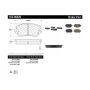 CENTRIC PARTS 102.90020 C-Tek Semi-Metallic Brake Pads with Shims
