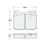 CENTRIC PARTS 103.01451 C-Tek Ceramic Brake Pads with Shims