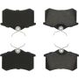CENTRIC PARTS 103.03400 C-Tek Ceramic Brake Pads with Shims