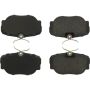 CENTRIC PARTS 103.04930 C-Tek Ceramic Brake Pads with Shims