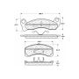 CENTRIC PARTS 103.04990 C-Tek Ceramic Brake Pads with Shims