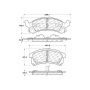CENTRIC PARTS 103.05060 C-Tek Ceramic Brake Pads with Shims
