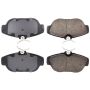 CENTRIC PARTS 103.05420 C-Tek Ceramic Brake Pads with Shims
