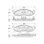 CENTRIC PARTS 103.05760 C-Tek Ceramic Brake Pads with Shims