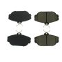 CENTRIC PARTS 103.06010 C-Tek Ceramic Brake Pads with Shims