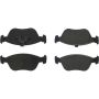 CENTRIC PARTS 103.06180 C-Tek Ceramic Brake Pads with Shims