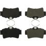 CENTRIC PARTS 103.06270 C-Tek Ceramic Brake Pads with Shims