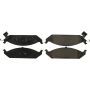 CENTRIC PARTS 103.06500 C-Tek Ceramic Brake Pads with Shims