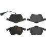 CENTRIC PARTS 103.06871 C-Tek Ceramic Brake Pads with Shims