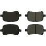 CENTRIC PARTS 103.07070 C-Tek Ceramic Brake Pads with Shims
