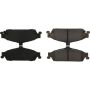 CENTRIC PARTS 103.07270 C-Tek Ceramic Brake Pads with Shims
