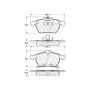 CENTRIC PARTS 103.07360 C-Tek Ceramic Brake Pads with Shims