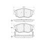 CENTRIC PARTS 103.07550 C-Tek Ceramic Brake Pads with Shims