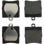 CENTRIC PARTS 103.07790 C-Tek Ceramic Brake Pads with Shims