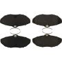 CENTRIC PARTS 103.08060 C-Tek Ceramic Brake Pads with Shims