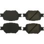 CENTRIC PARTS 103.08170 C-Tek Ceramic Brake Pads with Shims