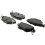 CENTRIC PARTS 103.09110 C-Tek Ceramic Brake Pads with Shims