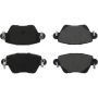 CENTRIC PARTS 103.09110 C-Tek Ceramic Brake Pads with Shims