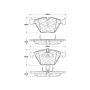 CENTRIC PARTS 103.09180 C-Tek Ceramic Brake Pads with Shims