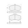 CENTRIC PARTS 103.09240 C-Tek Ceramic Brake Pads with Shims
