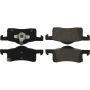 CENTRIC PARTS 103.09350 C-Tek Ceramic Brake Pads with Shims