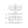 CENTRIC PARTS 103.09980 C-Tek Ceramic Brake Pads with Shims