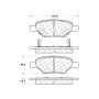 CENTRIC PARTS 103.10330 C-Tek Ceramic Brake Pads with Shims