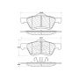 CENTRIC PARTS 103.10470 C-Tek Ceramic Brake Pads with Shims