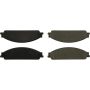 CENTRIC PARTS 103.10700 C-Tek Ceramic Brake Pads with Shims
