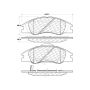 CENTRIC PARTS 103.10740 C-Tek Ceramic Brake Pads with Shims