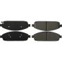 CENTRIC PARTS 103.10800 C-Tek Ceramic Brake Pads with Shims
