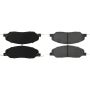 CENTRIC PARTS 103.10810 C-Tek Ceramic Brake Pads with Shims
