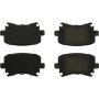 CENTRIC PARTS 103.11080 C-Tek Ceramic Brake Pads with Shims