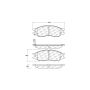 CENTRIC PARTS 103.11930 C-Tek Ceramic Brake Pads with Shims