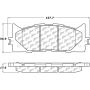 CENTRIC PARTS 103.12930 C-Tek Ceramic Brake Pads with Shims
