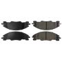 CENTRIC PARTS 103.13390 C-Tek Ceramic Brake Pads with Shims