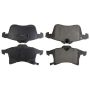CENTRIC PARTS 103.13610 C-Tek Ceramic Brake Pads with Shims