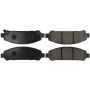 CENTRIC PARTS 103.14010 C-Tek Ceramic Brake Pads with Shims